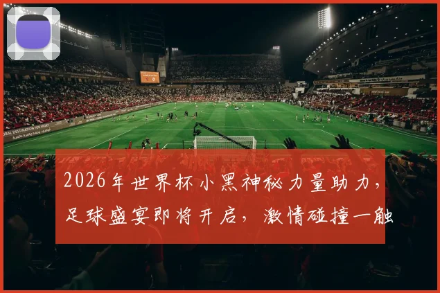 2026年世界杯小黑神秘力量助力，足球盛宴即将开启，激情碰撞一触即发